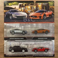 (Lot 2 pcs) Hotwheels HW Hot Wheels Premium Car Culture 2 Pack Spectre 007 + Alfa Romeo