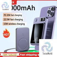 2024 New 10000mAh Wireless Power Bank Magnetic Qi Portable Powerbank Type C Mini Fast Charger