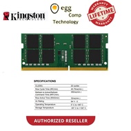 KINGSTON DDR4 32GB 3200 MHZ PC3200 SODIMM LAPTOP NOTEBOOK RAM [ KVR32S22D8/32 ]