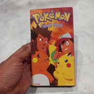 VHS FILM POKEMON-THUNDER SHOCK!--era tahun 1999-Kondisi VG++