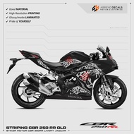 DECAL STRIPING CBR 250RR OLD JAGUAR CUSTOM HONDA CBR 250 RR MOTORCYCLE STICKER/ CBR 250 RR STRIPE/