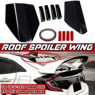 4 Color Car Rear Roof Spoiler Wing Spoiler Cover For Honda For Civic FK4 FK7 5 Door Hatchback 2016-2