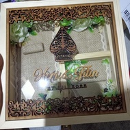 Kotak Mahar 3in1 / Ring Box Rustic Komplit / Kotak Cincin Kalung & Gelang / Kotak Mahar Kayu Unik