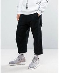 9527 Adidas Originals XBYO 黑色 七分褲 寬褲 運動長褲 棉褲 BQ3103