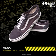 VANS ผ้าใบมือสอง สภาพนางฟ้า สีดำ จัดส่งฟรี!!