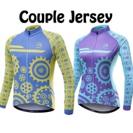 Baju Jersey Sepeda Lengan Panjang Couple Pria Wanita MTSPS