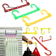buddyboyyan 1X Space Saver Hangers Closet Organizing Clothes Hanger Holder Randoom Color BYN