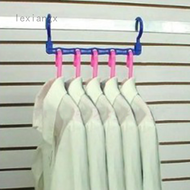 Closet Space Saver Magic Hangers Clothes Organizer Hard Plastic Hook 	(random color)