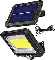 Maclean MCE438 LED Floodlight with Motion Sensor Flood Solar Wall Light Dusk Sensor Solar Light IP44
