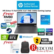 HP VICTUS 15-FA2724TX GAMING LAPTOP (INTEL CORE I5 / 16GB / 512GB / RTX2050 / OPI / WIN11 / 2YRS WAR