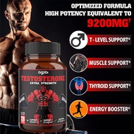 ของแท้!!! สุดยอดอาหารเสริม T-Booster Supreme, 11 สมุนไพรเข้มข้นเทียบเท่า 14,000mg ของผง, Tribulus Terrestris, โสมรากและอื่น ๆ - 60 แคปซูล - อุปทานเดือน 1 ราคาถูก / ส่ง