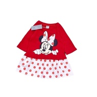 [1-6years] Minnie Mouse Dress Kids Dress Baby Girl Dress Budak Perempuan Gaun Budak Perempuan