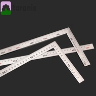 TARANIS L Shape Ruler Woodworking Office Metal Stainless Steel Measuring Tool School Supplies Straig