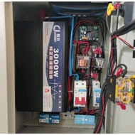 BOX PANEL PLTS 3000 WATT HYBRID OFF GRID DENGAN ATS