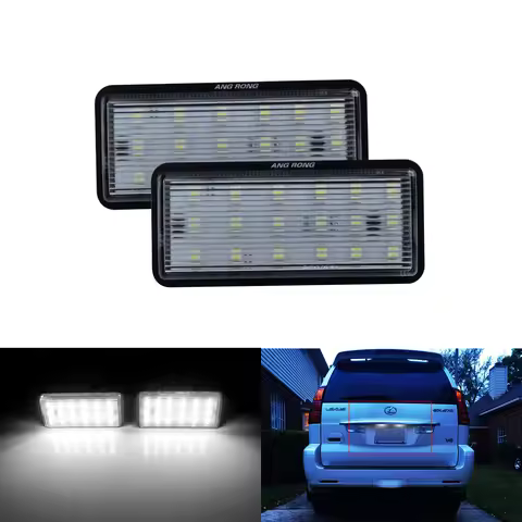 2x Canbus LED License Number Plate Light For Lexus Cruiser Prado J100 J120 J200 Lexus LX470 LX570 GX