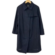 Akris Coat Navy Women black Long sleeves Direct from Japan Secondhand