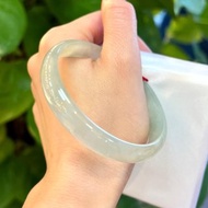 冰玻種 天然翡翠 緬甸 A玉 玉鐲 • 冰玻種藍翡翠福鐲