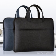 File Bag Briefcase Jianteng Zipper Conference File Bag Portable Information File Canvas Office Men W