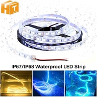 5m IP67 / IP68 Waterproof LED Strip 5050 DC12V 60LED/M Silicon Tube Outdoor /Under Water Strip Light