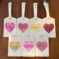 Personalized Custom Name with Love Heart Luggage Tag Travel Accessories Aircraft Portable Label Busi