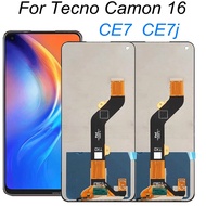 For Tecno Camon 16 CE7 CE7j CE9h LCD Display Touch Screen Digitizer Full Assembly Replacement Part