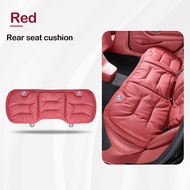 เบาะหนังเบาะรองนั่งในรถยนต์แบบระบายอากาศได้ที่คลุมเบาะนั่งภายในรถอเนกประสงค์ไม่ลื่นหุ้มแผ่นรองเบาะนั