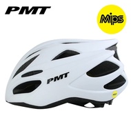 PMT MIPS亚洲版防撞骑行头盔自行车气动安全帽公路车山地车男女装备 【MIPS】白色 L码(适合头围58-61CM)