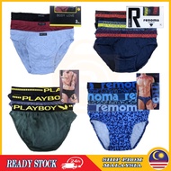 [ 3HELAI = 1 BOX ] ( HARGA BORONG ) RENOMA MEN BRIEF UNDERWEAR SELUAR DALAM SEGI TIGA LELAKI)