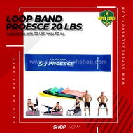 Proesce 20LBS Loop band/Natural Yoga Elastic band Latex Strength Resistance Exercise