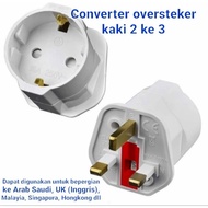 EU To UK PLUG Converter Over Plug Converter/ 2 To 3 Pin EU Plug Converter Adapter UK 3 PIN