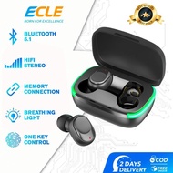 ECLE TWS Earbuds Sport Wireless Earphone Touch Bluetooth Waterproof