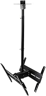TV Mount,Sturdy Ceiling TV Mount for 32 to 55" Adjustable Tilting Full Motion Bracket Fit Most Plasma LED LCD TVs Flat Panel and Curved Displays,Up to 500x400
