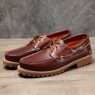 รองเท้าหนังแท้สำหรับผู้ชาย Loafers Soft Cowhide รองเท้าลำลองสำหรับผู้ชาย Moccasins Mens Boat Shoes รองเท้าผู้ชายสีดำสีน้ำตาลลูกไม้