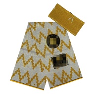 Ankara African Fabric Kente Gold Real Wax Fabric Nigeria Ghana Style Tissu Sewing Dress Craft Diy 10