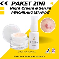2in1 Night Cream & acne Removal Serum Package acne scar remover acne cream acne scar cream acne seru