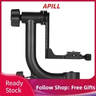 apill Heavy Duty Metal Panoramic Gimbal Tripod Head with Arca-Swiss Standard Quick Release Plate Alu