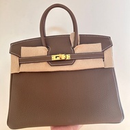 Hermes Birkin 25 愛馬仕 柏金25 大象灰金扣 Togo皮/內縫 B刻 台灣購證