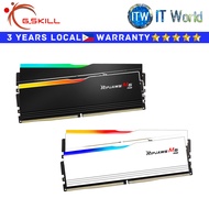Itw | G.Skill DDR5 RAM 64GB (32GBx2) 6000MT/s CL32 Ripjaws M5 RGB - Black/White