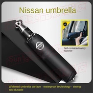 Nissan Umbrella Livina Tiida Sentra Kicks XTrail Teana Special Automatic Umbrella Vehicle Umbrella Car Folding Umbrella