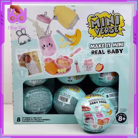 Miniverse Mysterious box figurese Mini Verse Make It baby food treats Action Anime figures fidget di