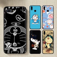 Vivo V5 Y67 V5 Lite Y66 V5Plus V7 V7Plus Y75 V9 Y85 Y89 V11i V11 V15 Pro 2P50 Doraemon black silicone TPU shell Phone Case