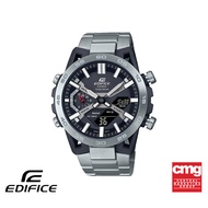 [ของแท้] CASIO นาฬิกาข้อมือผู้ชาย EDIFICE รุ่น ECB-2000D-1ADF วัสดุสเตนเลสสตีล สีดำ