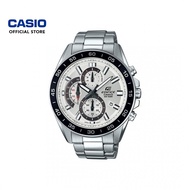 Casio Edifice EFV-550D-7AV Silver Stainless Steel Band Men Watch