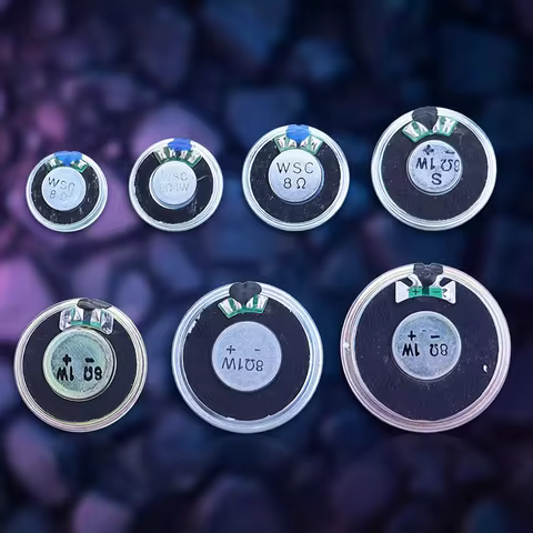 2PCS 8R 32R 0.5W 1W 2W Mini Speaker 8 Ohm 32 Ohm Loud Speaker Diameter 20mm 23mm 26mm 28mm 30mm 32mm