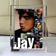 jayCn 周杰伦周边纪念品专辑海报创意相框生日礼物定制书桌摆台JayCn Jay Chou Souvenir Collection20240320