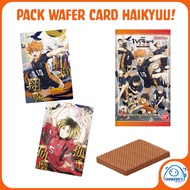 Haikyuu sponge cake dignity card Pack Genuine Wafer - Wafer card Haikyu