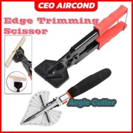 CEOapt U Type Edge Trimming Scissor 45 Degrees 90 Degrees PVC PE Plastic White Casing Plier Angle Cu