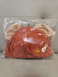 上迪特賣！原價¥199全新正版上海迪士尼 Duffy and Friends 萬聖節主題帽  秋冬帽 南瓜帽 頭飾 髮飾 Shanghai Disney Resort Duffy and Friend