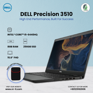 [Refurbished] Dell Precision 3510 (Intel Core i5-6th Gen | 8GB RAM | 256GB SSD | Webcam | 15.6" FHD 