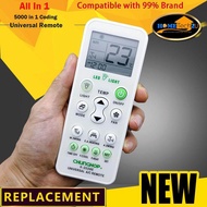 CHUNGHOP All In 1 Universal air conditioner remote control 5000 in 1 Aircond Remote